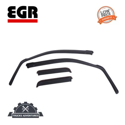 Juego de 4 visores de ventana en canal SlimLine EGR 571021 Foto 1 de 2