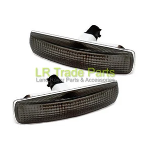 LAND ROVER DISCOVERY 3 & 4 NEW SMOKED TINTED SIDE REPEATERS INDICATOR LIGHTS X2 - Picture 1 of 6