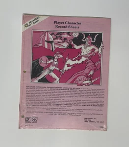 Dungeons and Dragons Player Character Record Sheets Yellow - Picture 1 of 12