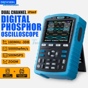 FNIRSI DPOX180H Dual Channel Handheld Digital Oscilloscope Signal Generator - Picture 1 of 21
