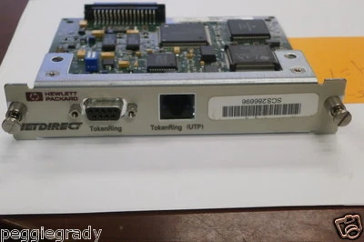 Hewlett Packard J2555-60001 Used JetDirect TokenRing  (UTP) 10 Base - T - Image 1 of 4
