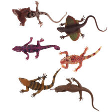  6 Pcs Realistic Reptile Figure Lifelike Lizard Wild Artificial