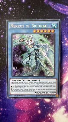 Yugioh 2015 Nekroz of Brionac THSF-EN014 Secret Rare 1st Ed NM - Image 1 of 4