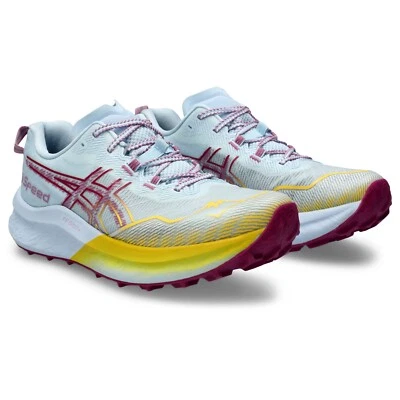ASICS Women's Fujispeed 2 Trail Running Shoes, Light Blue/Blackberry - Image 1 of 4
