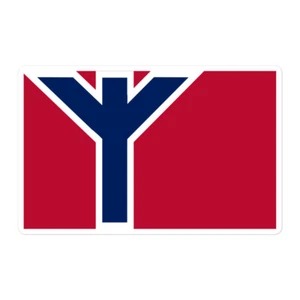"Pegatina ""Bandera Noruega Pagana"" Hedenske Asatru pagana nórdica vikinga" - Imagen 1 de 4