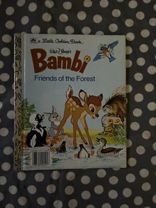 VINTAGE 1975 Walt Disney’s Bambi Friends Of The Forest A Little Golden Book - Bild 1 von 9