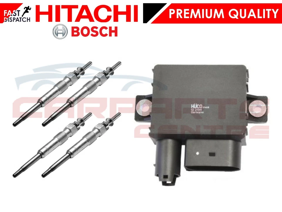 GENUINE HITACHI GLOW PLUG RELAY BOSCH GLOW PLUG BMW E71 E90 F07 F10 4 CYLINDER - Image 1 of 1