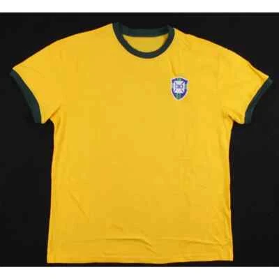 Brazil Pele Authentic Signed Soccer Jersey Autographed BAS Beckett COA - image 1 of 4