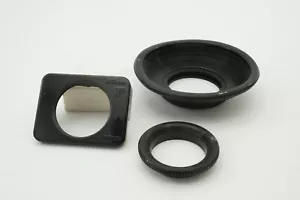 [RARO con tazza di gomma] Adattatore coppetta quadrata Nikon F dal Giappone #B083 - Foto 1 di 12