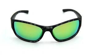 All Terrain Outfitters AT 2102 BLK DEMI MIR Sonnenbrille grün verspiegelt mit Seitenschutz NEU - Bild 1 von 10
