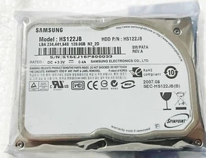 Samsung Spinpoint N1C 120GB Internal 4200RPM 1.8" (HS122JB) CE HDD - Picture 1 of 4
