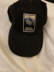 Vintage Nature Hiking Hat Strapback Black Mount Tamalpais National Park Outdoor - Picture 1 of 4