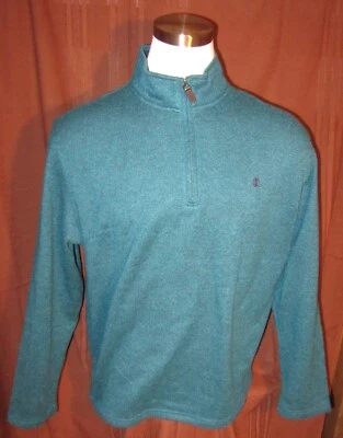 Camisa manga larga IZOD para hombre 1/4 cremallera, verde, poliéster, talla 2XL, USADA EN EXCELENTE ESTADO Foto 1 de 4