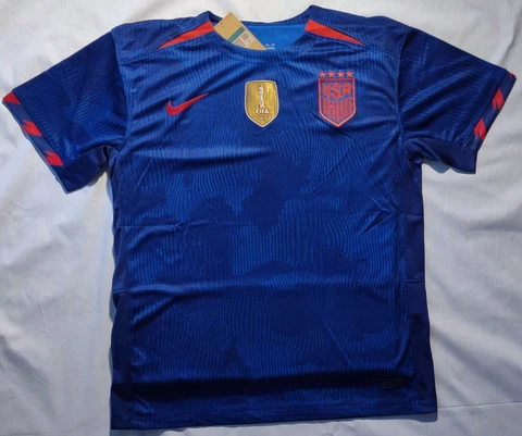 USA USWNT WORLD CUP 2023 JERSEY AWAY MEN SIZE XLARGE Slim Fit Cover