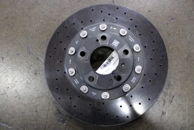 Lamborghini Urus, RH, Right, Rear CCM Brake Rotor, Used, P/N 4M0615602G - Image 1 of 4