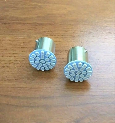 2 супер яркие светодиодные лампы BBT 12 В 1156 холодный синий цвет с 22 светодиодами высокой выходной мощности - Изображение 1 из 4