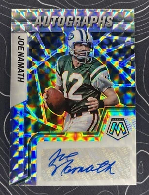 2022 Panini Mosaic - Joe Namath Autograph Mosaic Prizm #AM-JN NFL Hall Of Fame! - Image 1 of 2