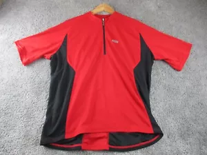 Louis Garneau Cycle Mountain Bike Top Jersey XXL Short Sleeve Quarter Zip MTB - Picture 1 of 13