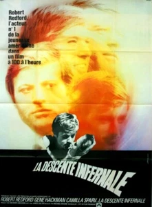 SPORT SKI Robert Redford DOWNHILL RACER Michael Ritchie 1969 FRENCH POSTER 47x63 - Picture 1 of 1