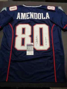 Danny Amendola New England Patriots Autographed signed Custom Jersey COA JSA XL - Picture 1 of 3