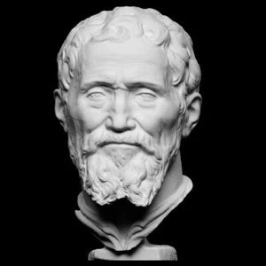 Detailed Bust Of Michelangelo Multiple Sizes And Colors Available Brand NEW - Picture 1 of 6