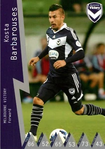 2014 2015 MELBOURNE VICTORY A-League Card KOSTA BARBAROUSES 1st Edition - Picture 1 of 3