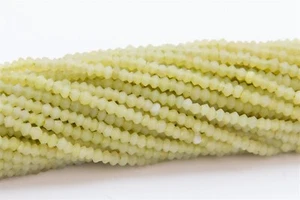 2x2MM Light Yellow Green Turquoise Beads Rondelle Beads 14.5" - Picture 1 of 3