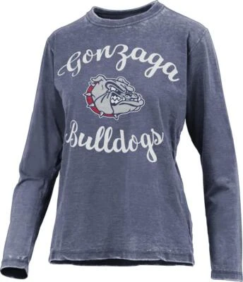 Women's Gonzaga University Bulldogs Long Sleeve Tee Vintage LS TShirt - Image 1 of 4
