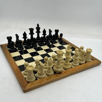 Juego de ajedrez de madera ponderada simulada de colección 4" King sin caja ¿Drueke de alto detalle? Estilo Foto 1 de 4