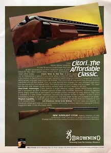 1982 Browning Citori Superlight Schrotflinte Original Farbdruck Anzeige - Bild 1 von 1