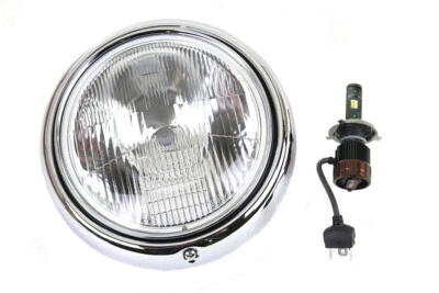Unidad de faros Harley LED/H-4 de 7 pulgadas para 1960-1984 FL, 1995-2003 FLHR, Foto 1 de 4