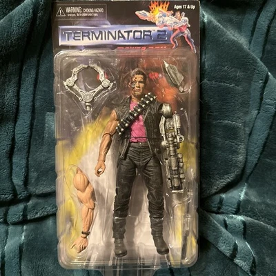 NEW NECA Terminator 2 Kenner Tribute Power Arm T-800 Action Figure Reel Toys - Image 1 of 4