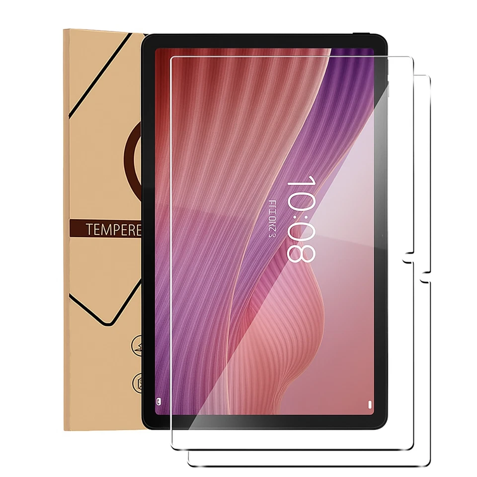 2 Pack  for Lenovo Tab 10.1 Inch (TB311FU) 2025 Tempered Glass Screen Protector - Image 1 of 4