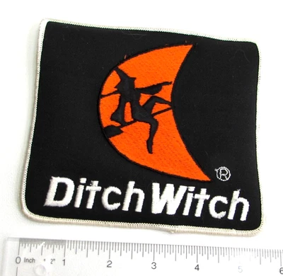 Vintage Ditch Witch Large Jacket Patch Perry Oklahoma Construction Equipment a - Image 1 of 4