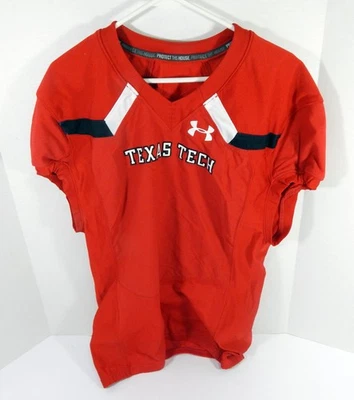 2018 Texas Tech Red Raiders Blank Game Issued Red Jersey 46 DP47757 - Image 1 of 4