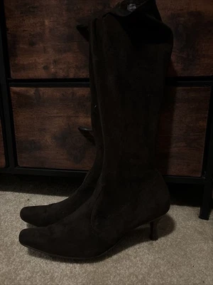 Talbots Women's Velvet Brown Boots,Genuine Leather Size 11 B - Image 1 of 4
