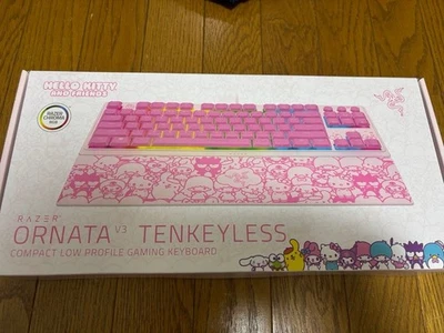 Razer x Sanrio Ornata V3 TKL Hello Kitty & Friends Gaming Keyboard New - Image 1 of 4