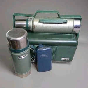 Stanley Aladdin Brotdose Kühlbox Suppenflasche Flachmann Thermoskanne Kombi Set Vatertag - Bild 1 von 7