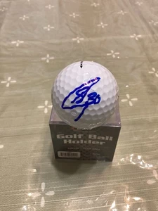 Pelota de golf Stephen Curry autógrafo Titleist y pantalla con *certificado de autenticidad* Steph FIRMADO - Imagen 1 de 9