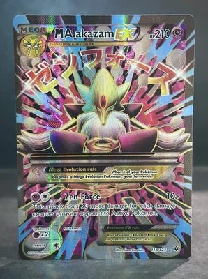 Alakazam EX 118/124 “M” Full Art Holo – XY Fates Collide – Ultra Rare Card NM/M - Image 1 of 4