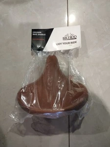 Bikeroo Cruiser Bike Saddle Seat + Mounting Tools + Rain Seat Cover BB1 - Picture 1 of 5