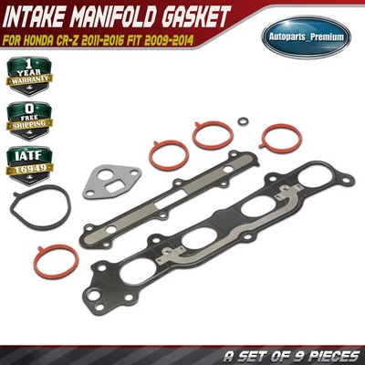 Juego de juntas de colector de admisión de motor para Honda CR-Z 2011-2016 Fit 2009-2014 L4 1,5 L Foto 1 de 4