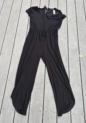 Pantalones Jersey Nik And Nash Negros Manga Corta Talla XL NUEVOS CON ETIQUETAS Foto 1 de 4