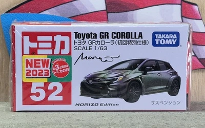 '23 TOMICA #52 TOYOTA GR COROLLA ESCALA 1/63 LIMITADA NOVA NA CAIXA [WYL] ESTOQUE EUA!! - Imagem 1 de 4