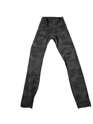 Leggings Lululemon Wunder debajo talla 2 LW5BSPS camuflados Foto 1 de 4