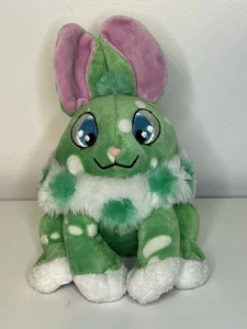 Neopets Speckled Cybunny Limited Too 2005 8" Snap Creative Bunny Peluche Verde - Imagen 1 de 7