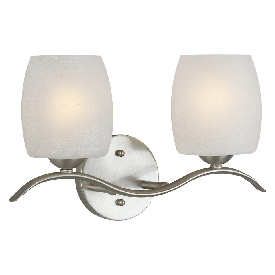 Forte Lighting 5251-02-55 Signature Bathroom Vanity Light Brushed Nickel - Image 1 of 1