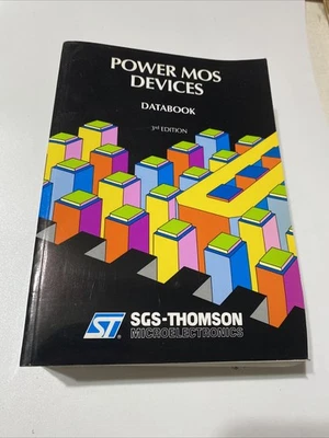 Libro de datos electrónicos: SHS-Thomson Microelectronics, libro de datos de dispositivos Power Mos Foto 1 de 3