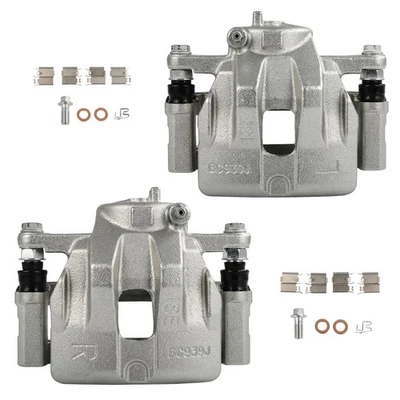 Par de pinzas de freno de disco delanteras con soporte para Suzuki Grand Vitara 2006-2013 Foto 1 de 4