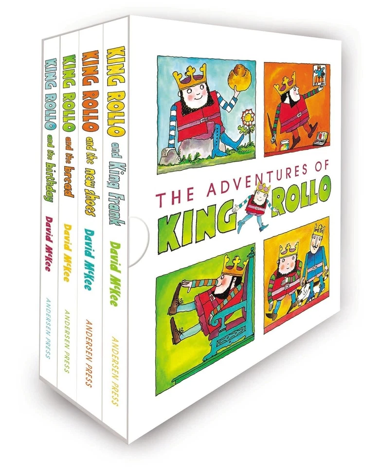 King Rollo The Adventures of... 4 Book Gift Set NEW David McKee - Image 1 of 1